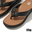 【FitFlop】GEN-FF 軟墊交織帶夾脚涼鞋-女(靚黑色)