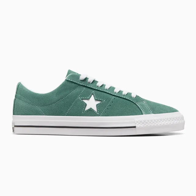 【CONVERSE】ONE STAR PRO OX 低筒 休閒鞋 滑板鞋 男鞋 女鞋 綠色(A07618C)