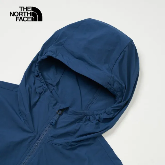 【The North Face】TNF 風衣外套 拼接涼感防曬 M SUN CHASE WIND JACKET - AP 男 藍(NF0A87VYTOU)