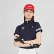 【LE COQ SPORTIF 公雞】高爾夫系列 女款朱紅色減壓時尚抗UV可調節棒球帽 QLT0J101