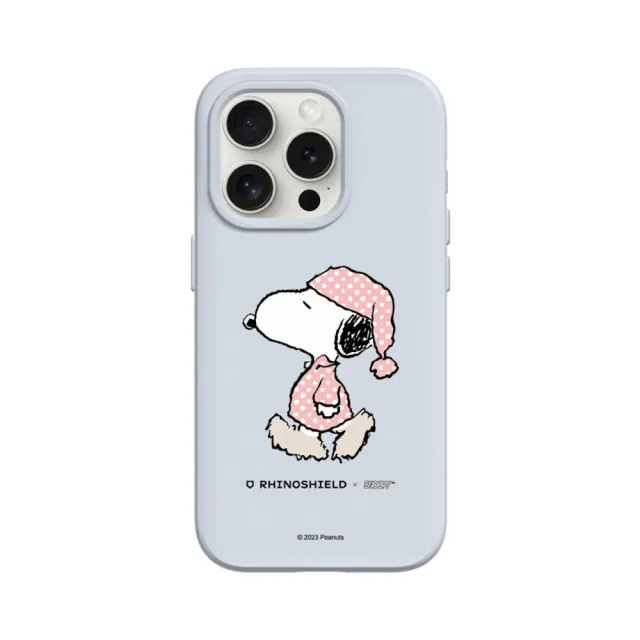 【RHINOSHIELD 犀牛盾】iPhone 14系列  SolidSuit背蓋手機殼/史努比-Snoopy Go to sleep(Snoopy)