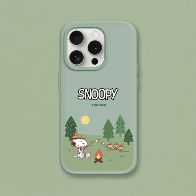 【RHINOSHIELD 犀牛盾】iPhone 11系列  SolidSuit背蓋手機殼/史努比-露營趣(Snoopy)