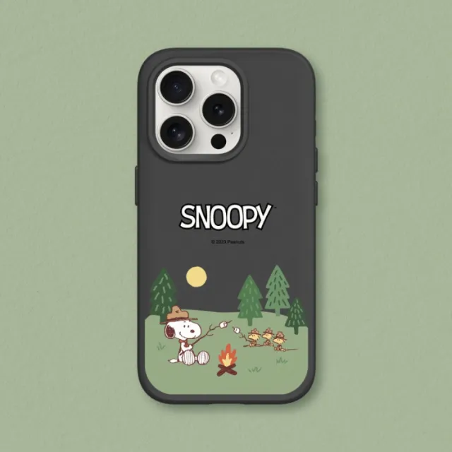 【RHINOSHIELD 犀牛盾】iPhone 13系列  SolidSuit背蓋手機殼/史努比-露營趣(Snoopy)
