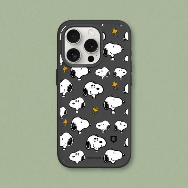 【RHINOSHIELD 犀牛盾】iPhone 11系列  SolidSuit背蓋手機殼/史努比-Sticker-Snoopy&胡士托(Snoopy)