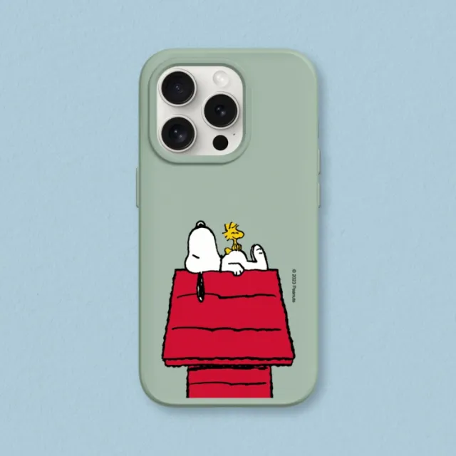 【RHINOSHIELD 犀牛盾】iPhone 12系列  SolidSuit背蓋手機殼/史努比-Snoopy的慵懶時光(Snoopy)