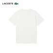 【LACOSTE】男裝-常規版型重磅針織圓領短袖T恤(黑色)