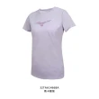 【MIZUNO 美津濃】女短袖T恤-上衣 休閒 慢跑 台灣製 防臭咖啡紗(32TAA14668A)