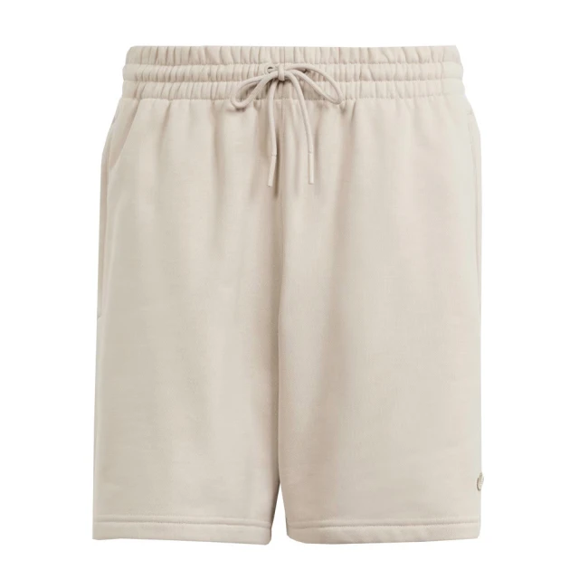 adidas 愛迪達 P ESS Short FT 男 短褲 棉褲 運動 休閒 三葉草 棉質 簡約 舒適 米色(IR7880)