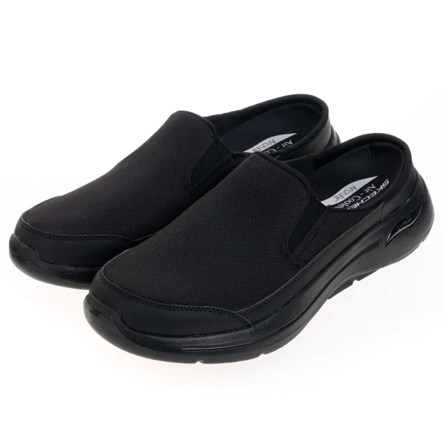 【SKECHERS】男鞋 健走系列涼拖鞋 GO WALK ARCH FIT(216253BBK)