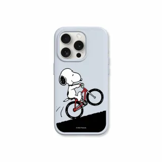 【RHINOSHIELD 犀牛盾】iPhone 13系列  SolidSuit MagSafe兼容 磁吸手機殼/史努比-騎腳踏車(Snoopy)