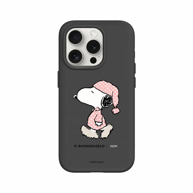 【RHINOSHIELD 犀牛盾】iPhone 14系列  SolidSuit MagSafe兼容 磁吸手機殼/Snoopy Go to sleep(史努比)