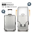 【Jo Go Wu】新式行李保護套組(保護套+密碼款束帶/防塵套/行李扣帶/旅行束帶/雙綁帶)