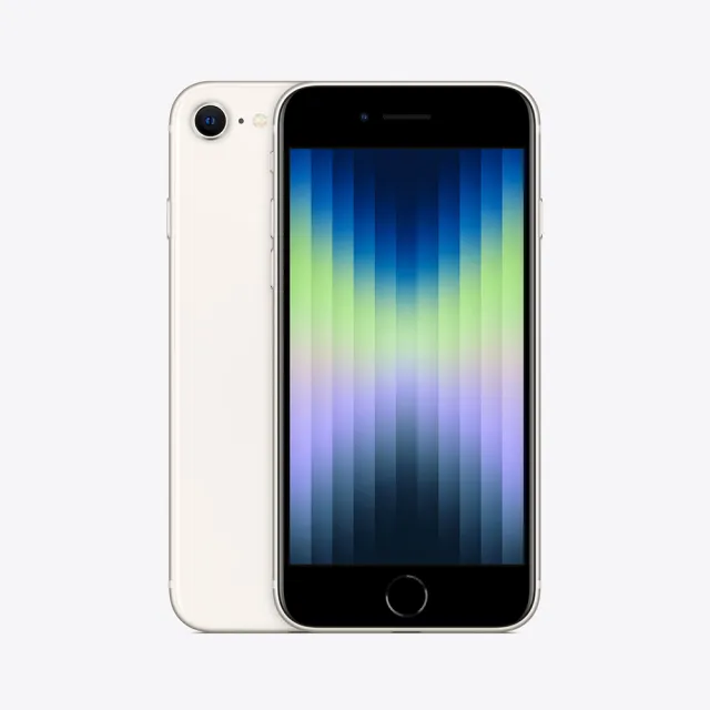 【Apple】A+級福利品 iPhone SE 3 64G 4.7吋（贈充電線+螢幕玻璃貼+氣墊空壓殼）