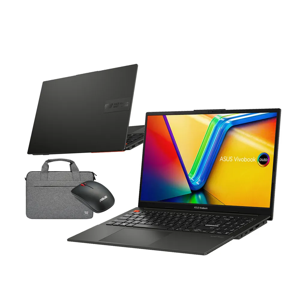 【ASUS】筆電包/滑鼠組★15.6吋i5輕薄16G筆電(VivoBook S S5504VA/i5-13500H/512G SSD/2.8K OLED/EVO)