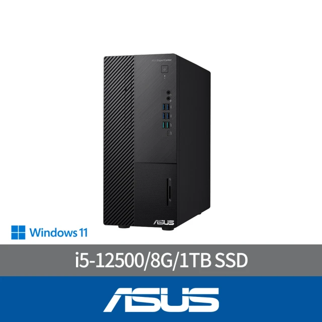 【ASUS 華碩】24型螢幕組★i5 六核電腦(i5-12500/8G/1TB SSD/W11/H-D900MD-512500038W)