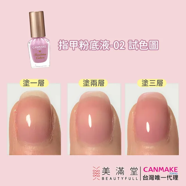 【CANMAKE】指甲粉底液(Foundation Colors)