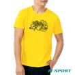 【MISPORT 運動迷】台灣製 運動上衣 T恤 - 球類塗鴉 - 羽球塗鴉/運動排汗衫(MIT專利呼吸排汗衣 氣孔衣)