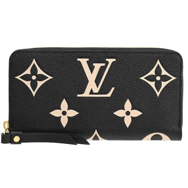 這款 LV LOUIS VUITTON 路易威登 M80481 Monogram Empreinte 經典牛皮花紋拉鍚長夾，以高階牛皮製成，展現品牌經典的 Monogram Empreinte 花紋設計，簡約大方的造型適合日常出街。全新商品，提供白色系與黑色系選擇，內附 LV 原廠紙盒、防塵袋與專櫃購買證明影本，確保商品來源正規。尺寸為長 19.5cm、寬 2.5cm、高 10.5cm，內層有 18 個夾層，方便收納各式物品。開口方式為釦式，設計精緻且實用，是時尚與機能兼具的精品手袋。