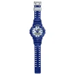【CASIO 卡西歐】G-SHOCK 青花瓷系列 雙顯手錶(GA-700BWP-2A)