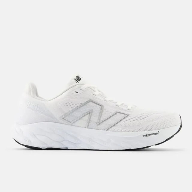 【NEW BALANCE】Fresh Foam X 880 v14 男 慢跑鞋 2E寬楦 緩震 白銀(M880W14)