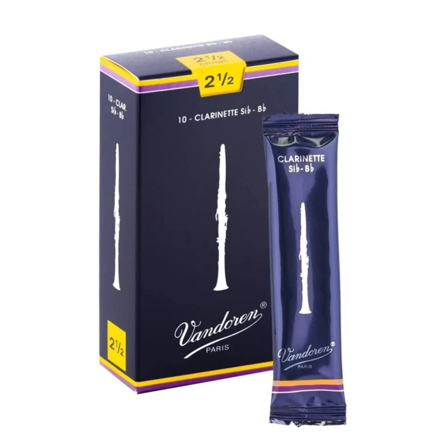 Vandoren C-V5 Traditional 藍盒 豎笛竹片 黑管竹片 10片裝(Clarinet Bb reed)