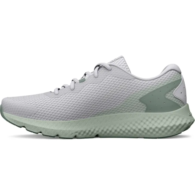 【UNDER ARMOUR】UA 女 Charged Rogue 3 慢跑鞋 運動鞋_3025526-102(灰綠)