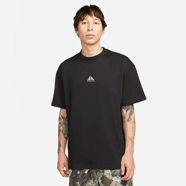 【NIKE 耐吉】上衣 男款 短袖上衣 運動 AS M NRG ACG SS TEE LBR LUNGS 黑 DQ1816-011