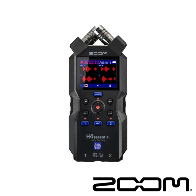 ZOOM H4essential 手持錄音機 32位元浮點錄音(公司貨)