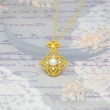 【金瑞利】9999黃金鑽石項鍊 仙境四葉草1.35錢(正負3厘)