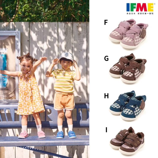 【IFME】童鞋 寶寶鞋 學步鞋 熊熊鞋 運動鞋 機能嬰幼童鞋(網路獨家限定)
