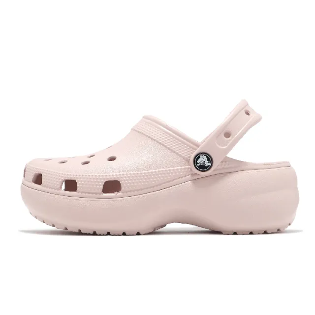 【Crocs】洞洞鞋 Classic Platform Clog W 女鞋 石英粉 經典雲朵克駱格 增高 卡駱馳(2067506UR)