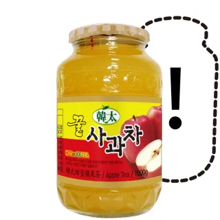 【韓太】蜂蜜風味蘋果茶1KGx2罐任選(本島免運費)