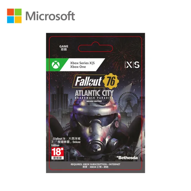 【Microsoft 微軟】Fallout 76：大西洋城 棧道樂園 [豪華下載版](下載版購買後無法退換貨)
