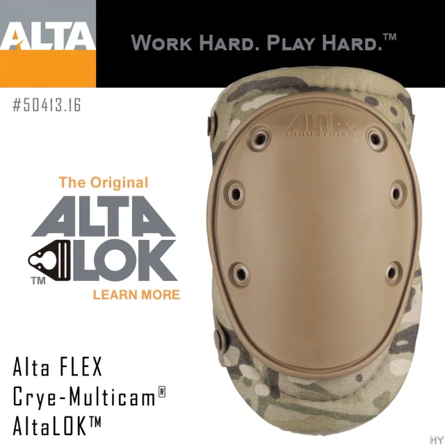 【ALTA】AltaFLEX-AltaLOk護膝/多地形迷彩(50413.16)