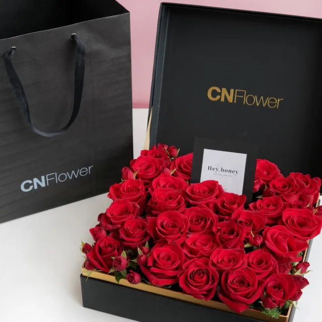 【CNFlower 西恩】奢華送禮 THE ONE唯一 鮮花禮盒(送禮/買花/花禮/鮮花/求婚)