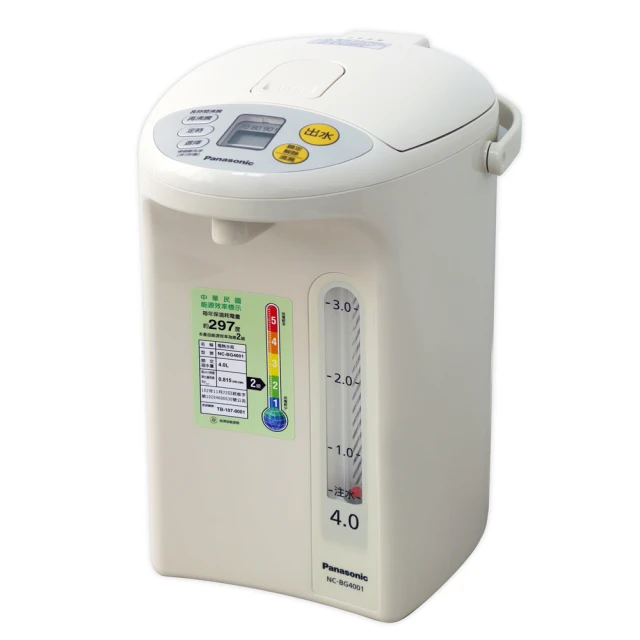 【Panasonic 國際牌】4公升微電腦熱水瓶(NC-BG4001)