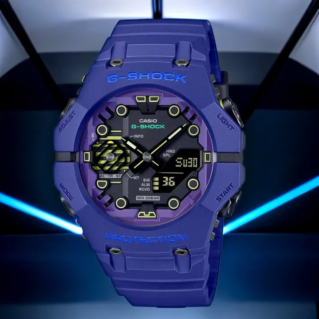 【CASIO 卡西歐】G-SHOCK 科幻系列 藍芽手錶 開學(GA-B001CBR-2A)