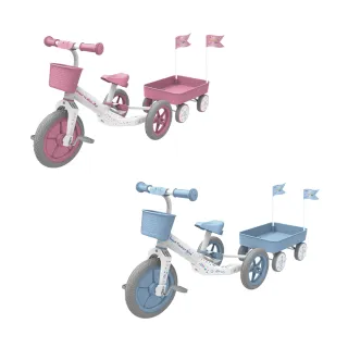 【Solex】六合一智慧訓練車(多功能三輪車、兒童滑步車、三輪車、平衡車、腳踏車)