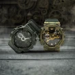 【CASIO 卡西歐】G-SHOCK 工業風仿舊金屬雙顯手錶(GM-110VB-1A)