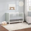 【LEVANA】AVO五合一嬰兒床+高密度支撐棉床墊+有機棉可水洗床墊(兒童床/成長床/多功能床)