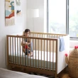【LEVANA】AVO五合一嬰兒床+高密度支撐棉床墊+有機棉可水洗床墊(兒童床/成長床/多功能床)