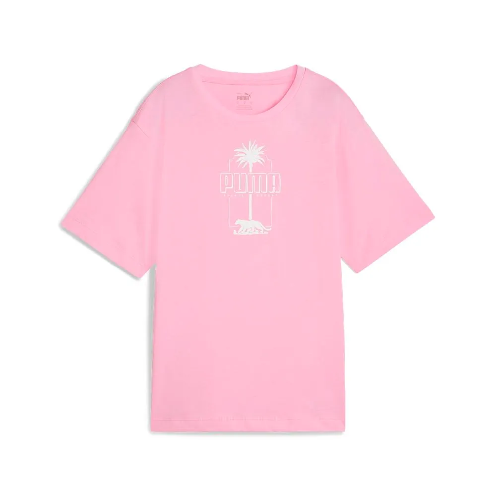 【PUMA官方旗艦】基本系列Palm Resort短袖T恤 女性 68300530