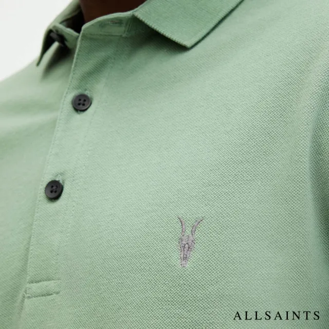 【ALLSAINTS】REFORM 純棉修身公羊頭骨POLO衫 MD051H(修身版型)