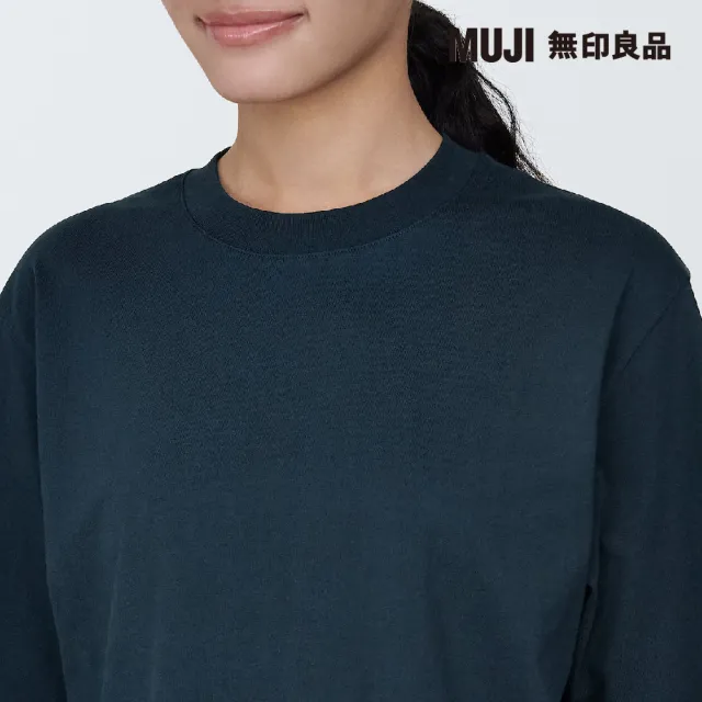 【MUJI 無印良品】女棉混聚酯纖維涼感寬版短袖T恤(共7色)