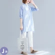 【JILLI-KO】韓系風印花通季連衣裙 洋裝 長裙-F(多款任選)