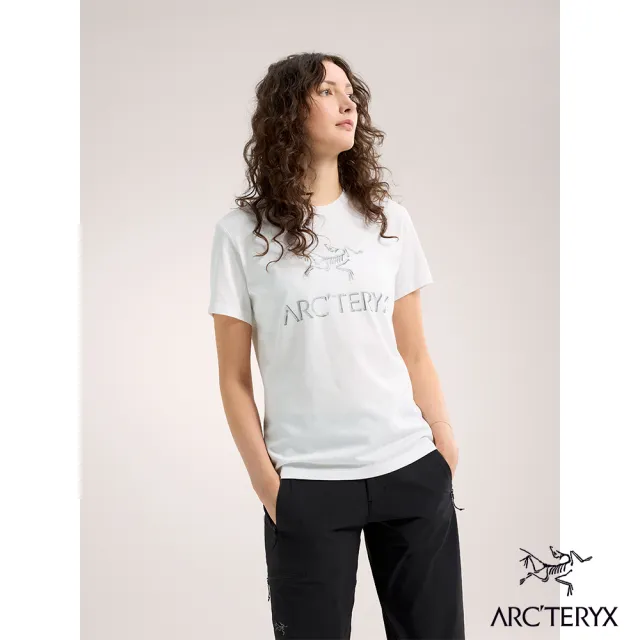 【Arcteryx 始祖鳥官方直營】女 ArcWord 短袖休閒Tee(白光白)