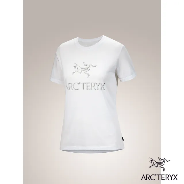 【Arcteryx 始祖鳥官方直營】女 ArcWord 短袖休閒Tee(白光白)