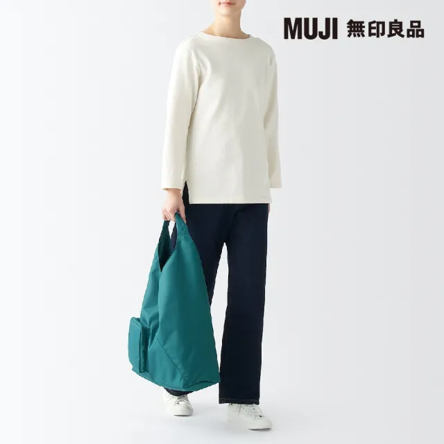 【MUJI 無印良品】撥水加工聚酯纖維單肩側背包(共3色)