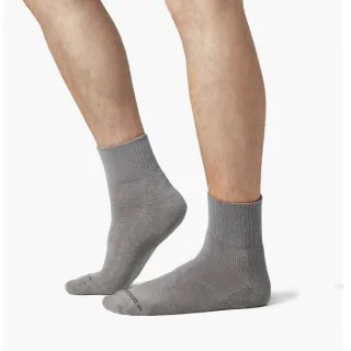 【SunFlower 三花】6雙組大尺寸無痕肌1/2毛巾底運動襪.襪子