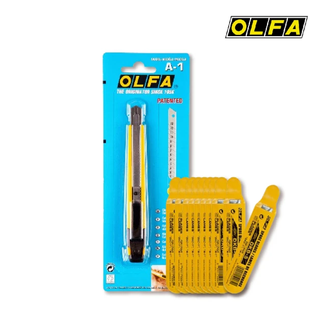 OLFA 最新進化版小型美工刀A-1型(含30度刀片50片)